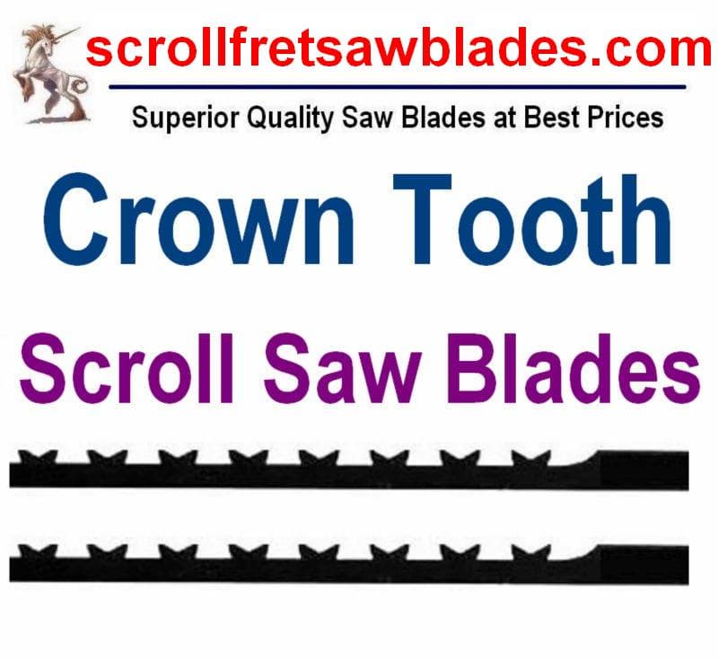 Scroll saw blades Multi teeth or crown teeth